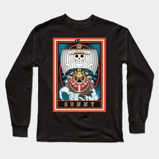 One Piece - Thousand sunny pirates ship Long Sleeve T-Shirt